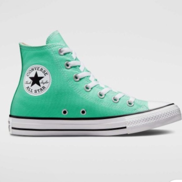 Converse Chuck Taylor All Star Hi Sneaker Cyber Teal | Size 5.5M | 7.5W - Picture 1 of 12